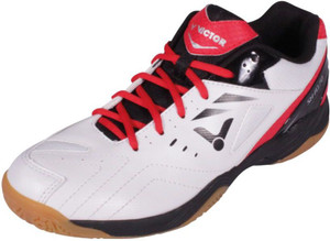 Victor SH-A170 Badminton Shoe (White/Red) Badminton Shoes