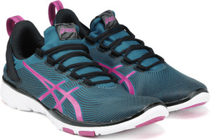 Asics GEL FIT SANA 2 Running Shoe For Women Buy MOSAIC BLUE PINK GLOW ONYX Color Asics GEL FIT SANA 2 Running Shoe For Women Online at Best Price Shop Online for Footwears in