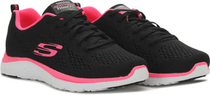 Skechers Valeris Running Shoes For Women Buy BLACK HOT PINK Color Skechers Valeris Running Shoes For Women Online at Best Price Shop Online for Footwears in India Flipkart
