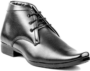 DK Derby Kohinoor Black Lace Up Shoes