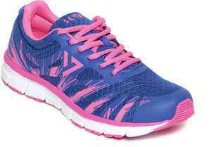 Seven Maverick Nautical Blue Neon Pink For Women Running Shoes