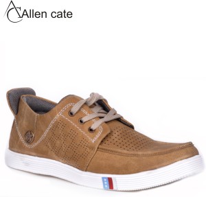 Allen Cate Brown Canvas Shoes