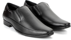 provogue black formal shoes