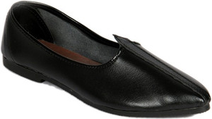 Panahi Black Colour Synthetic Leather Men Ethnic Wear Slip On Jutis Party Wear