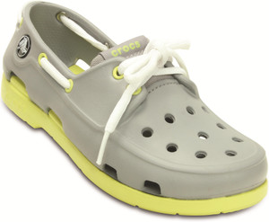 boys grey crocs