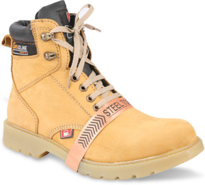 bacca bucci Men Tan steel toe genuine leather Boots For Men Buy