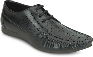 Get Glamr Perforated Lace Ups Boat Shoes