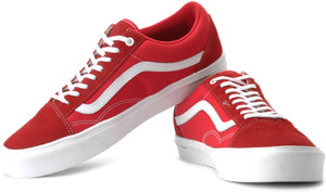 Vans old shop skool lite red