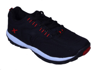 sparx shoes black and red