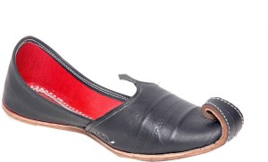 panahi black ethnic shoes