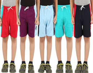 Meril Short For Boys Graphic Print Cotton Linen Blend, Cotton Nylon Blend, Cotton Linen Blend