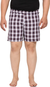 John Pride Checkered Men's Multicolor Bermuda Shorts