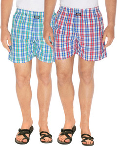 Seals Checkered Men's Multicolor Boxer Shorts