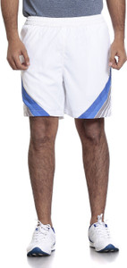 Seven Solid Men's White Running Shorts