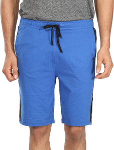 Vestonice Solid Men's Blue Night Shorts