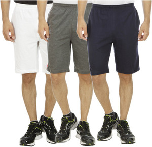 KRITIKA'S WORLD Solid Men's Multicolor Sports Shorts