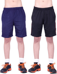 DFH Solid Men's Blue, Black, Red, Grey Basic Shorts, Beach Shorts, Gym Shorts, Night Shorts, Running Shorts, Sports Shorts
