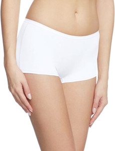 69GAL Solid Women's White Compression Shorts