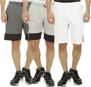 KRITIKA'S WORLD Solid Men's Multicolor Sports Shorts