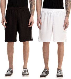 Avigo Solid Men & Women Multicolor Sports Shorts