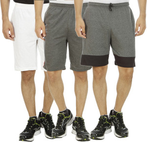 KRITIKA'S WORLD Solid Men's Multicolor Sports Shorts