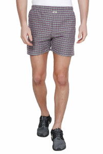 TeeMoods Checkered Men's Multicolor Boxer Shorts