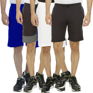 Kritika's World Solid Men's Multicolor Denim Shorts