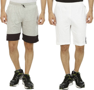 KRITIKA'S WORLD Solid Men's Multicolor Sports Shorts