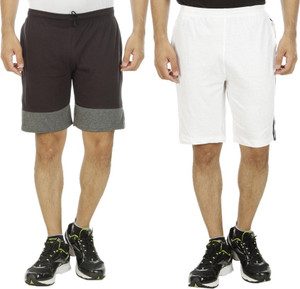 KRITIKA'S WORLD Solid Men's Multicolor Sports Shorts