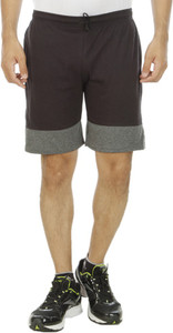 Hardys Solid Men's Black Sports Shorts