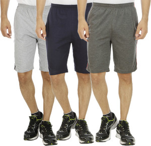 KRITIKA'S WORLD Solid Men's Multicolor Sports Shorts
