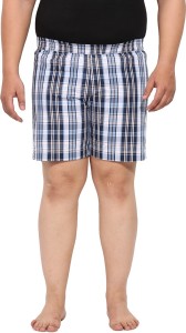 John Pride Checkered Men's Multicolor Bermuda Shorts