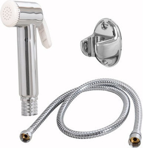 Sunrise Jolly Health Faucet With 1.5 Metre S.S. Flexible Hose And Pvc Wall Hook Shower Head