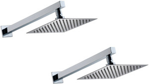 Mily 8x8 Ultra Slim with 12inch Arm -Pack of 2 Shower Head