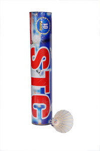 SRC STC White Shuttle Cock Feather Shuttle - White