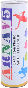 Arnav 5 Plastic Shuttle - White