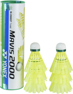 Yonex MAVIS 2000 GRN YLW Nylon Shuttle - Yellow