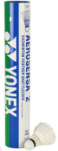 Yonex Aerosensa 2 Feather Shuttle - White