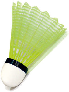 Retail World Nylon Yellow Cock (Pack of 20) Nylon Shuttle - Green
