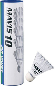 Yonex Mavis 10 Plastic Shuttle - White
