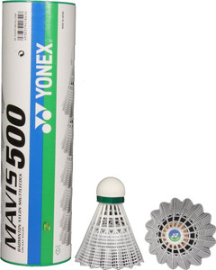 Yonex Mavis 500 Plastic Shuttle - White