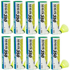 Yonex Mavis 350 Yellow Nylon Shuttle - Green