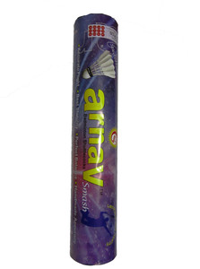Arnav SMASH Feather Shuttle - White
