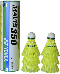 Yonex MAVIS 350 GRN YLW Nylon Shuttle - Yellow