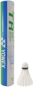 yonex aeroclub tr feather shuttle  - white(fast, 79, pack of 12)