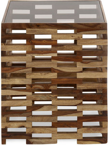 Home By Nilkamal Blocs Solid Wood Side Table Finish Color Na Best