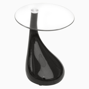 Godrej Interio Vegas Glass Corner Table Finish Color Black Best
