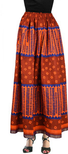 Magnus Printed Women's Regular Multicolor Skirt