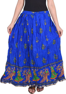 Magnus Printed Women's Wrap Around Multicolor Skirt