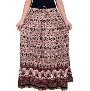 Magnus Printed Women's Pencil Multicolor Skirt